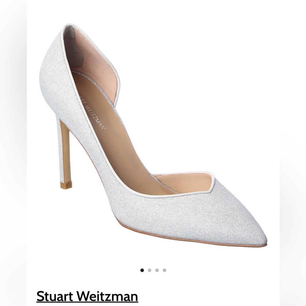 Stuart Weitzman Avenue 95 glitter pump - worn once